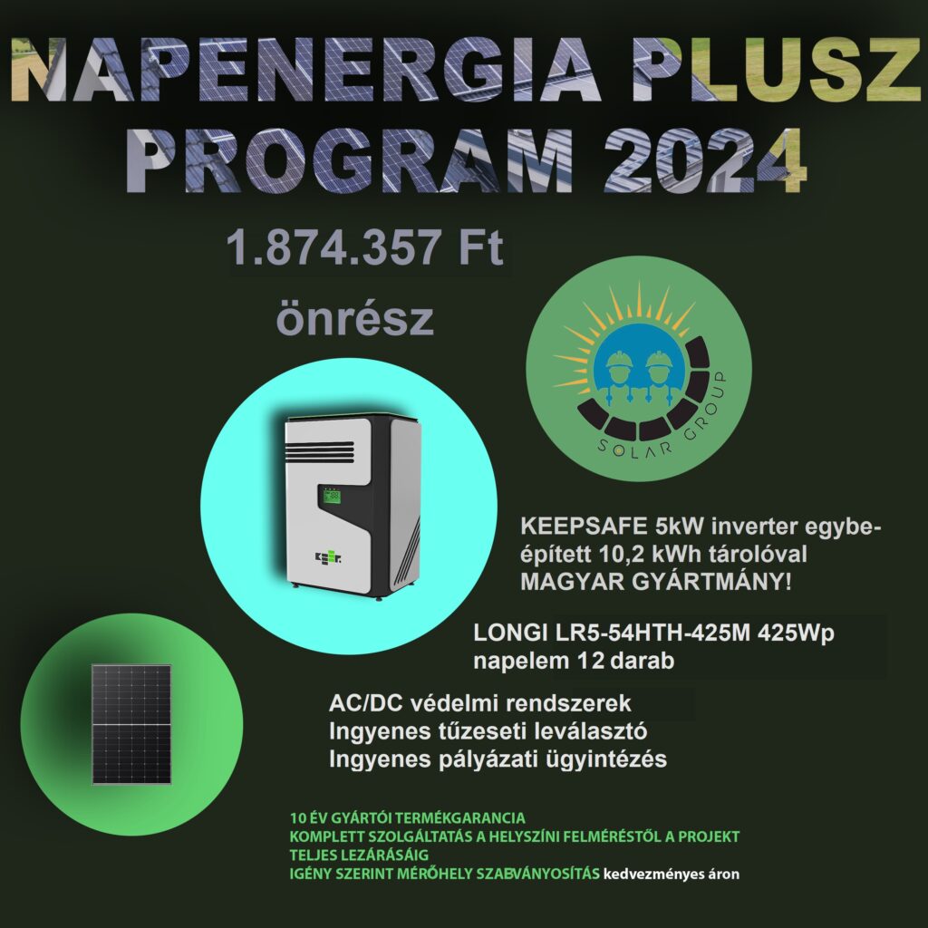 napelem plusz program 2024